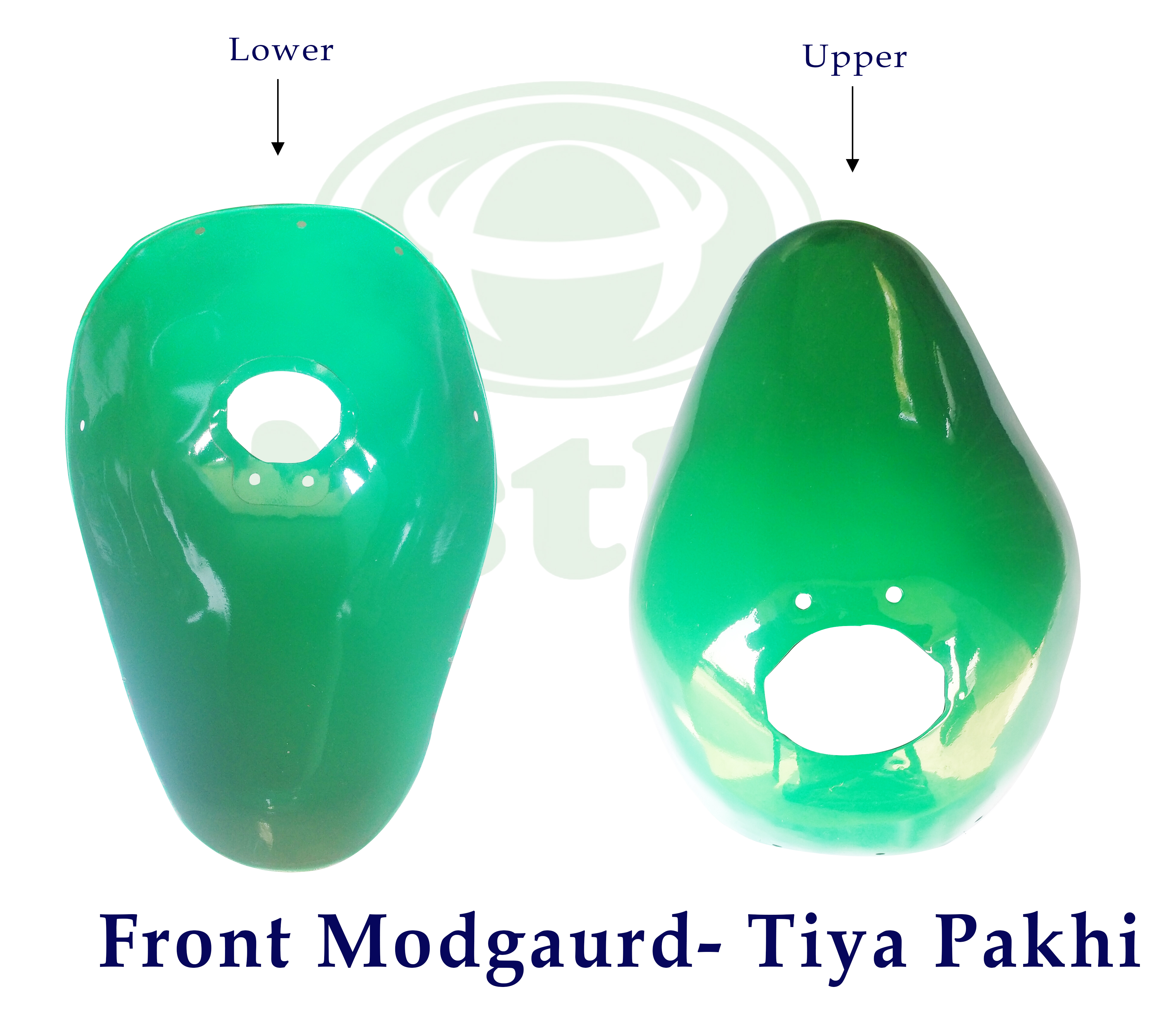 Mudguard Front (Double Shocker)  3W Bajaj RE 205-D&M 4St N/M (Tiya pakhi)